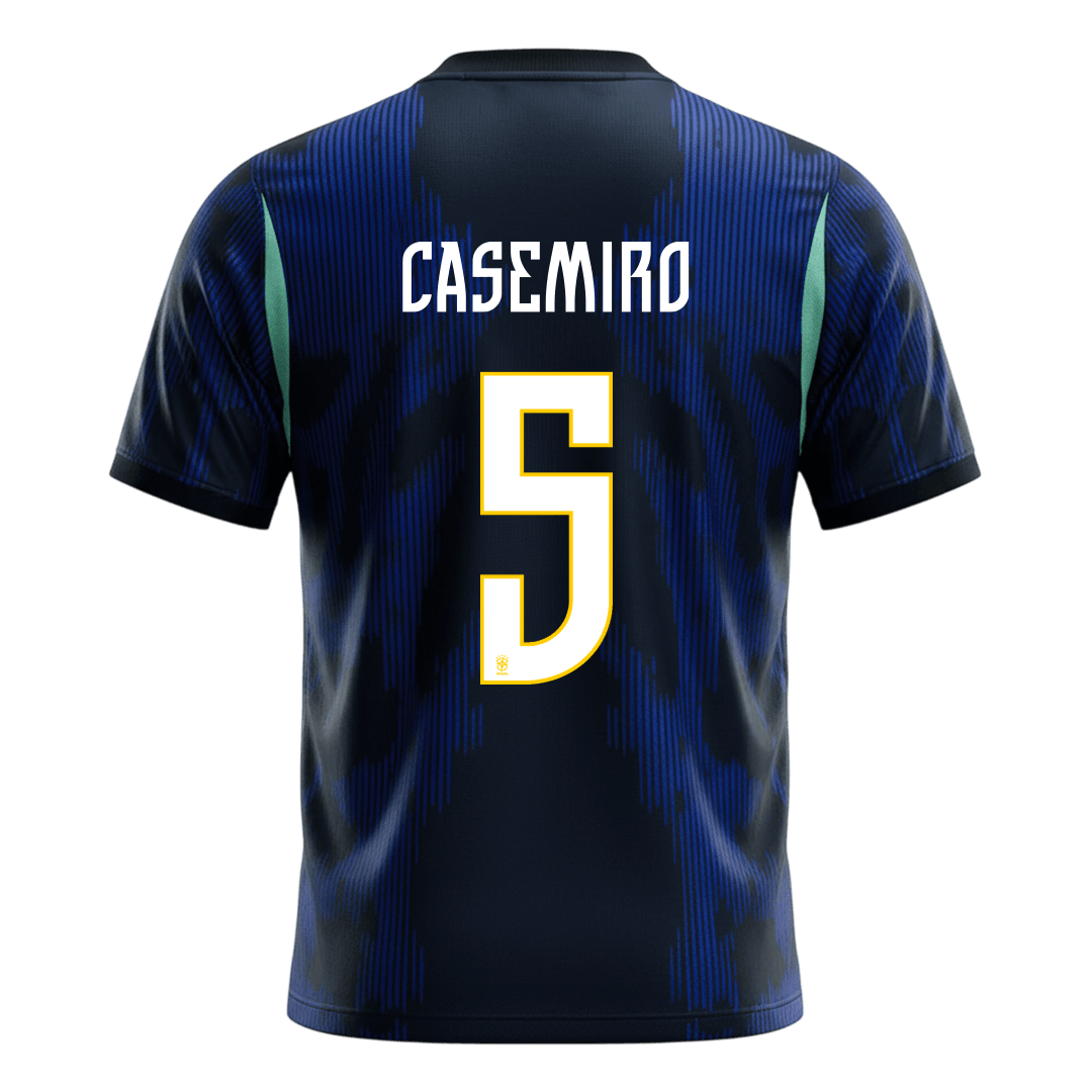 Camiseta Casemiro #5 Brasil 2026 Segunda Equipación Copa del Mundo - Versión Hincha - Vista 8