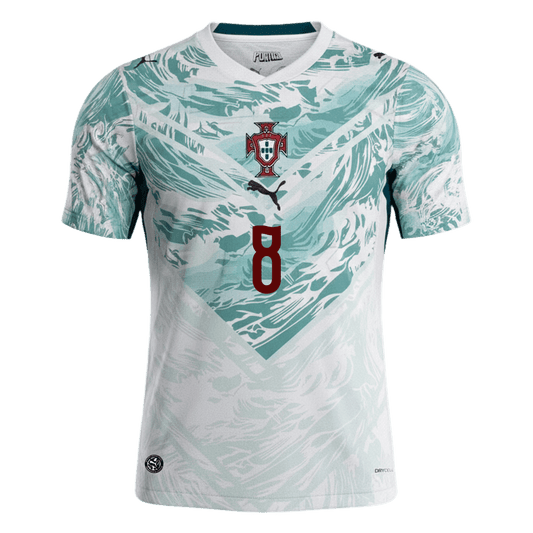 Camiseta B. Fernandes #8 Portugal 2026 Segunda Equipación Copa del Mundo - Versión Hincha