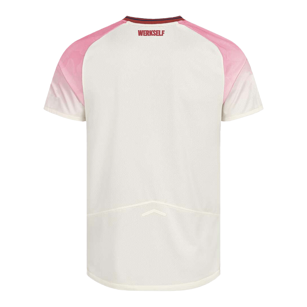 Camiseta de fútbol Bayer 04 Leverkusen 25/26 visitante rosa - Vista 2
