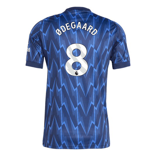 Camiseta Ødegaard #8 Arsenal 2025/26 Segunda Equipación - Versión Hincha