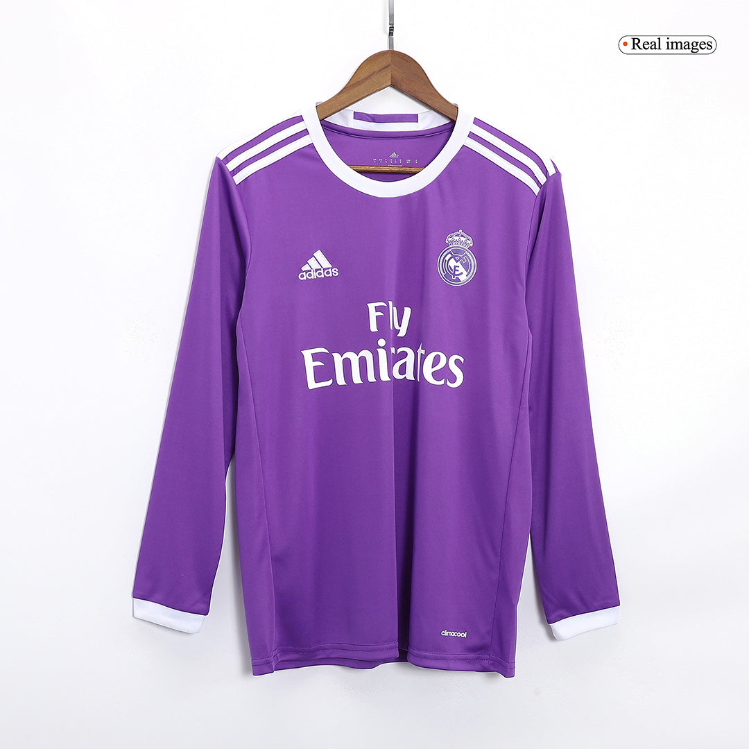 Camiseta Retro 2016/17 Ronaldo #7 Real Madrid Segunda Equipación Manga Larga - Vista 8