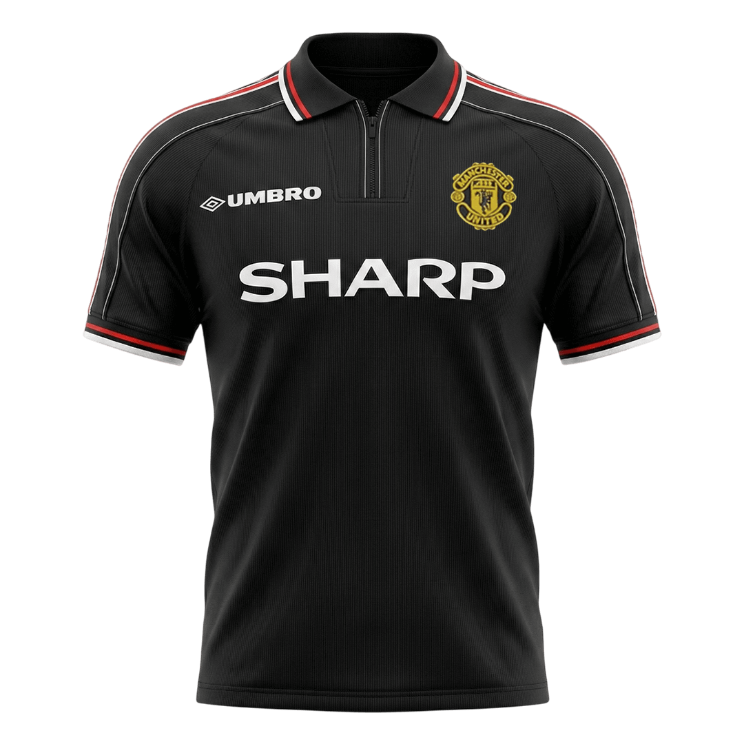 Retro 1998 Manchester United Segunda Equipación
