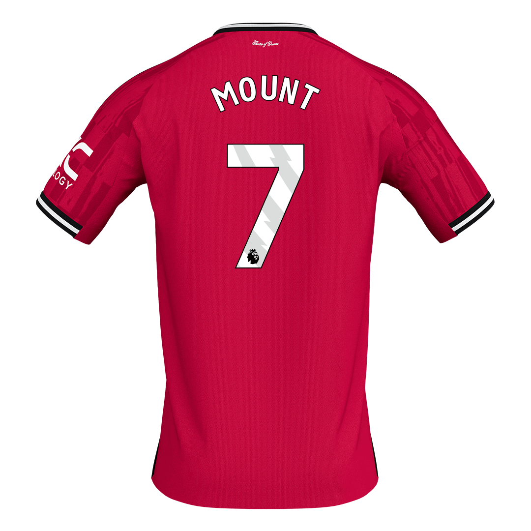 Camiseta Mount #7 Manchester United 2025/26 Primera Equipación - Versión Hincha (Calidad Premium) - Vista 8