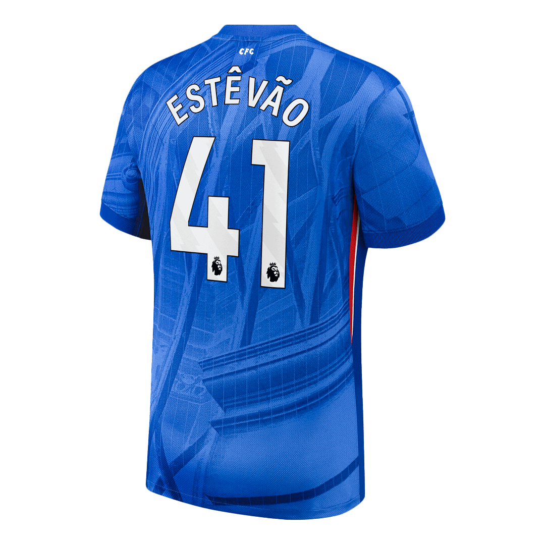Camiseta Estêvão #41 Chelsea 2025/26 Primera Equipación - Versión Hincha (Calidad Premium) - Vista 8