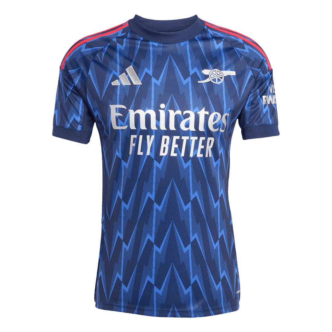 Camiseta Rice #41 Arsenal 2025/26 Segunda Equipación - Versión Hincha - Vista 2