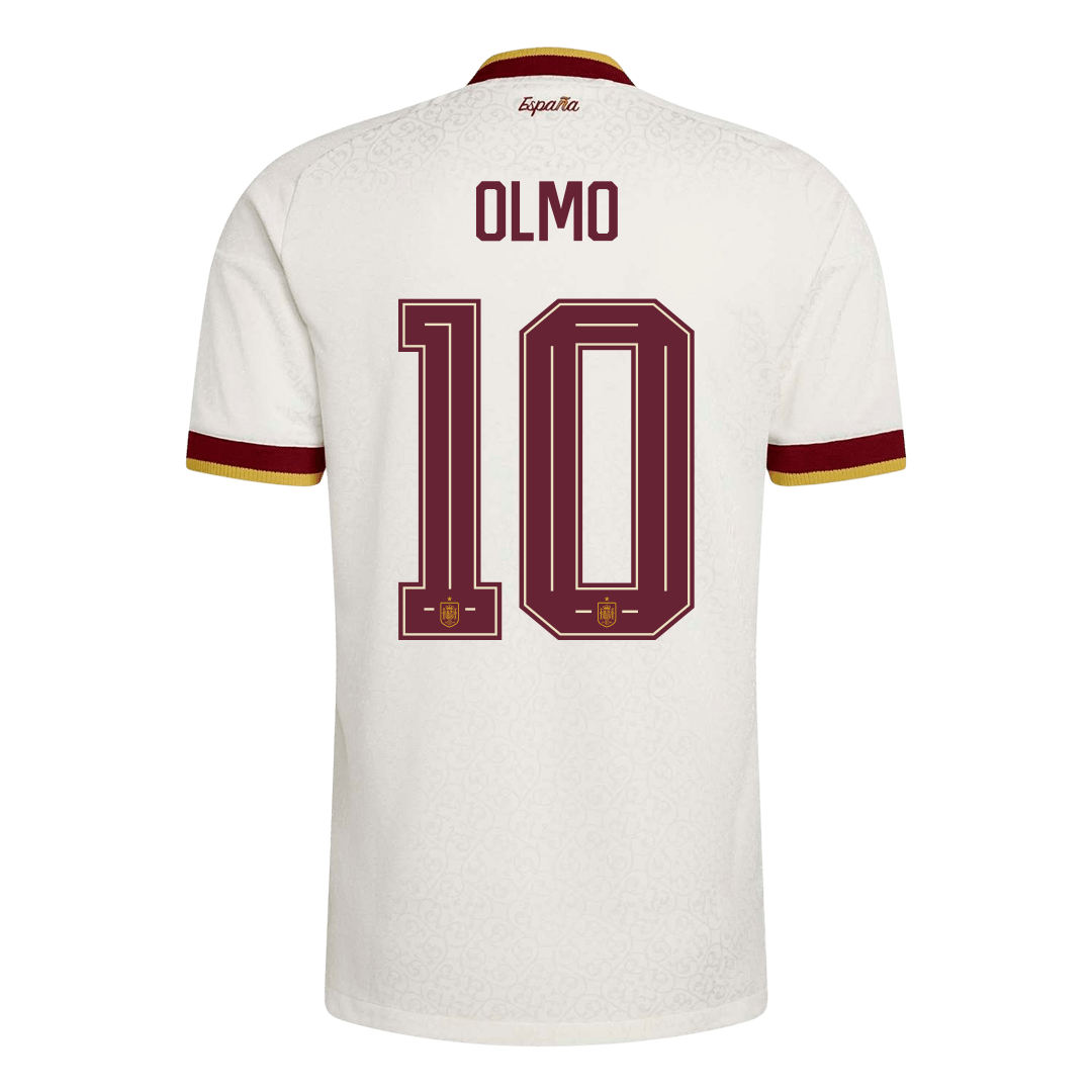 Camiseta Auténtica Olmo #10 España 2026 Segunda Equipación Copa del Mundo - Versión Jugador - Vista 9