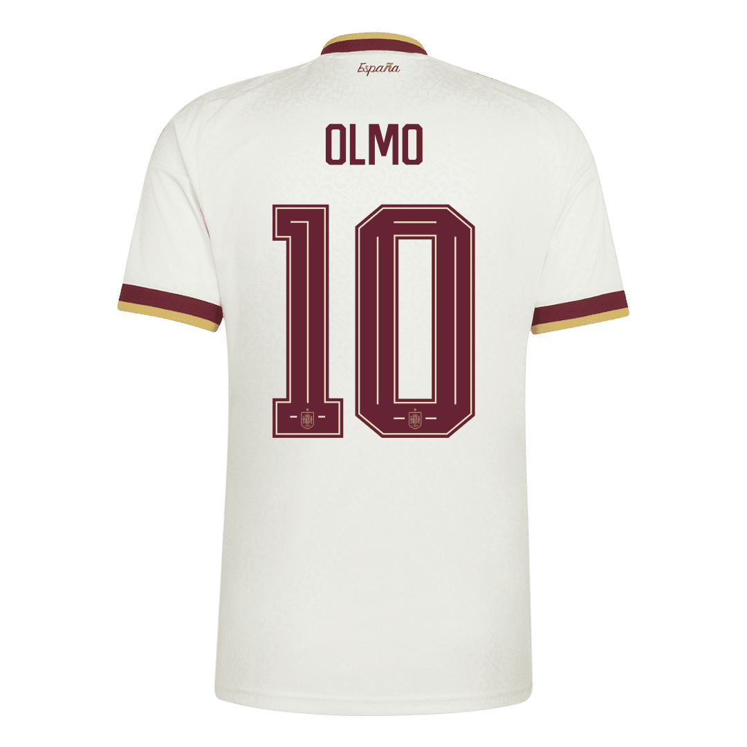 Camiseta OLMO #10 Spain 2026 Segunda Equipación Copa del Mundo - Versión Hincha