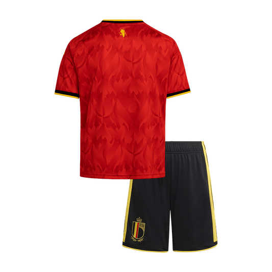 Conjunto Infantil Bélgica Copa del Mundo 2026 Primera Equipación