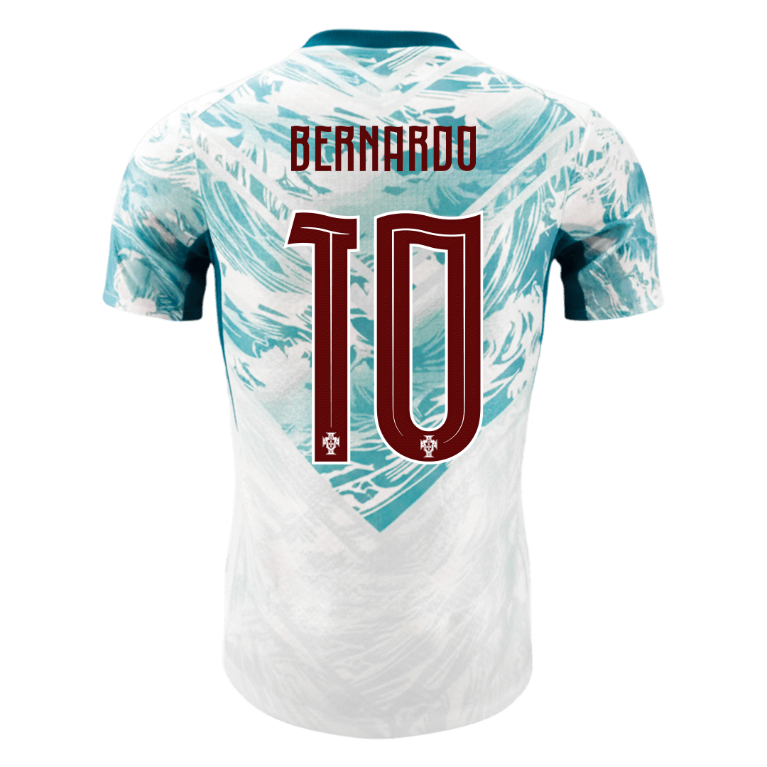 Camiseta Auténtica Bernardo #10 Portugal 2026 Segunda Equipación Copa del Mundo - Versión Jugador - Vista 8