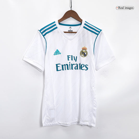 Camiseta Retro 2017/18 Sergio Ramos #4 Real Madrid Primera Equipación