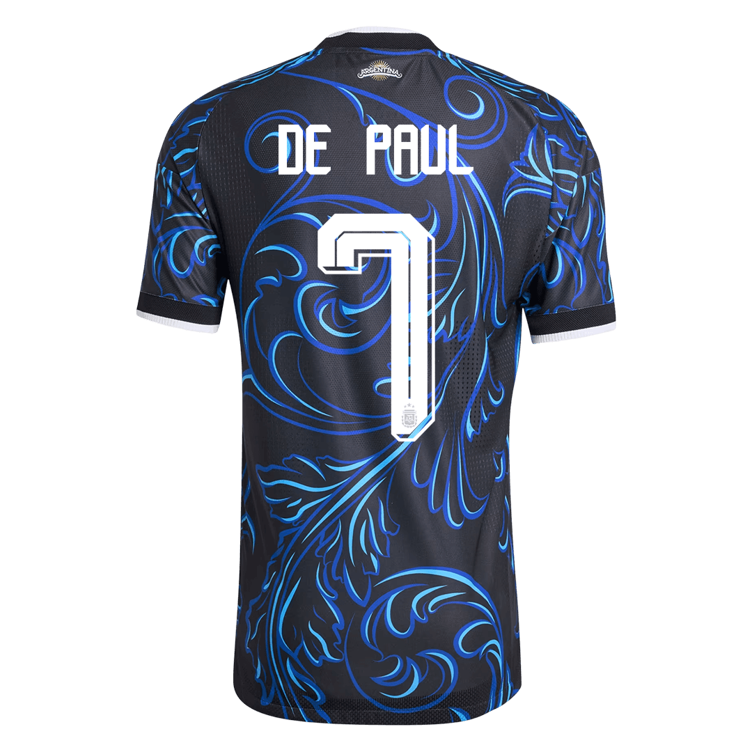 Camiseta Auténtica De Paul #7 Argentina 2026 Segunda Equipación Copa del Mundo - Versión Jugador - Vista 8