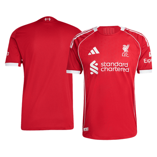 Camiseta Auténtica Liverpool 2025/26 Primera Equipación - Versión Jugador
