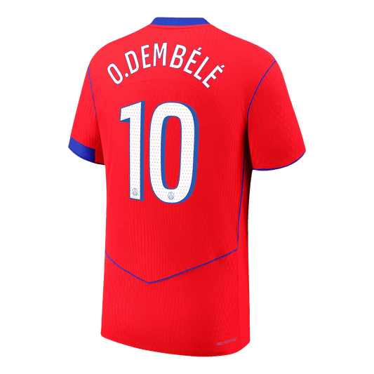 Camiseta Auténtica O. Dembélé #10 PSG 2025/26 Tercera Equipación - Versión Jugador