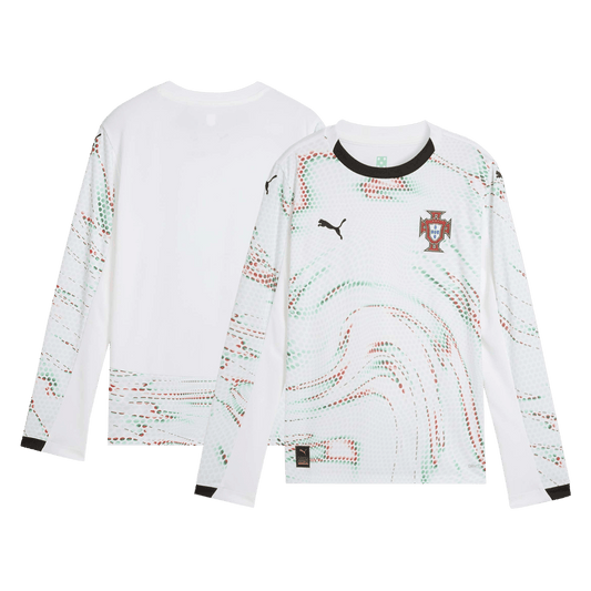 Camiseta Manga Larga Portugal 2025 Segunda Equipación Hombre - Versión Hincha