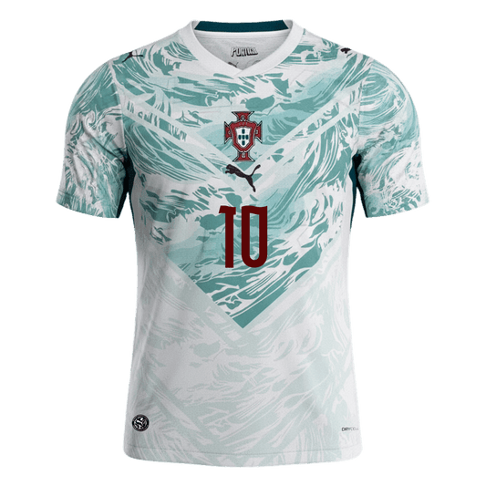 Camiseta Bernardo #10 Portugal 2026 Segunda Equipación Copa del Mundo - Versión Hincha