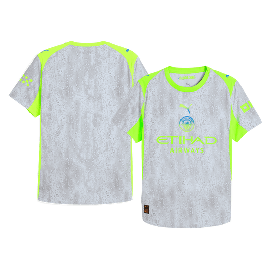 Camiseta Auténtica Manchester City 2025/26 Tercera Equipación - Versión Jugador