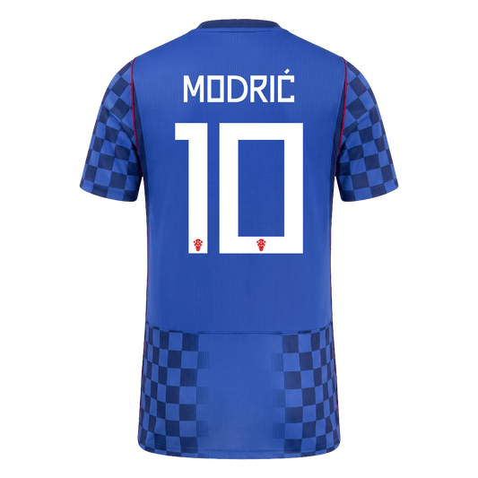 Camiseta Modrić #10 Croacia 2026 Segunda Equipación Copa del Mundo - Versión Hincha