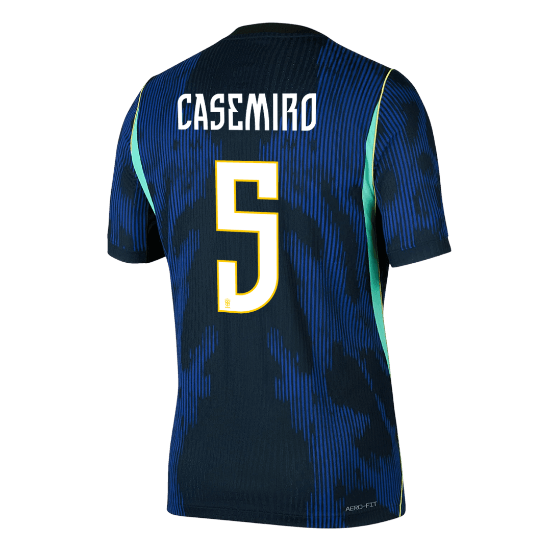 Camiseta Auténtica Casemiro #5 Brasil 2026 Segunda Equipación Copa del Mundo - Versión Jugador - Vista 2