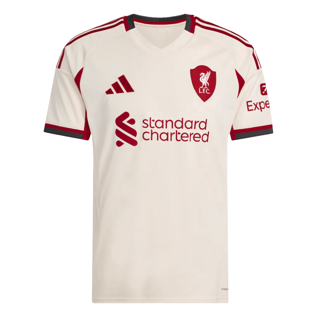 Camiseta Szoboszlai #8 Liverpool 2025/26 Segunda Equipación - Versión Hincha - Vista 9