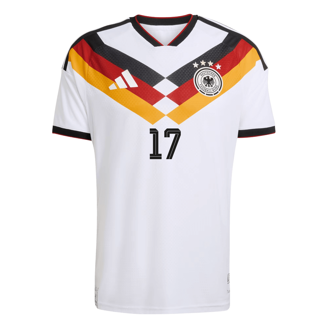 Camiseta Auténtica Wirtz #17 Alemania 2026 Primera Equipación Copa del Mundo - Versión Jugador - Vista 8