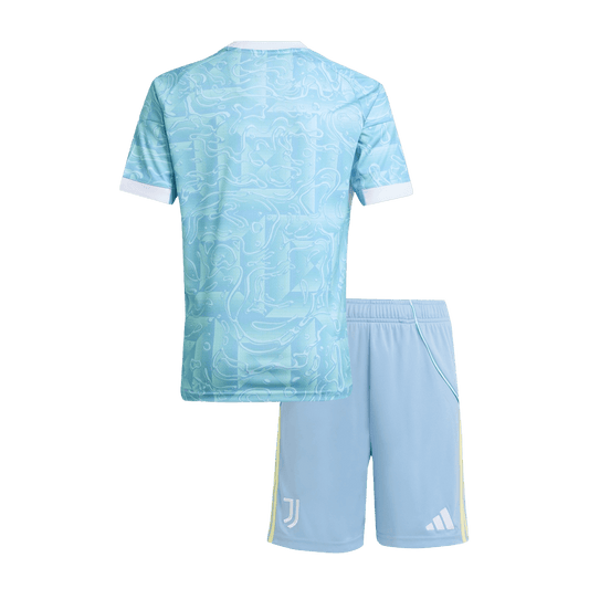 Conjunto Infantil Juventus 2025/26 Segunda Equipación