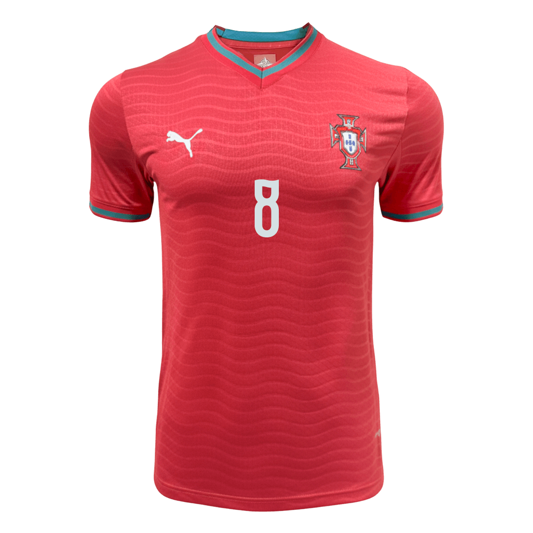 Camiseta Auténtica B. Fernandes #8 Portugal 2026 Primera Equipación Copa del Mundo - Versión Jugador - Vista 8