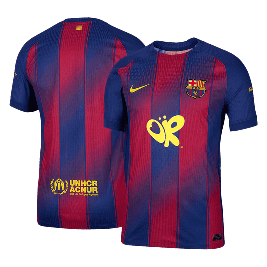 Camiseta Auténtica Barcelona 2025/26 Primera Equipación - Versión Jugador