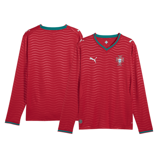 Manga Larga Portugal 2026 Primera Equipación Copa del Mundo - Versión Hincha