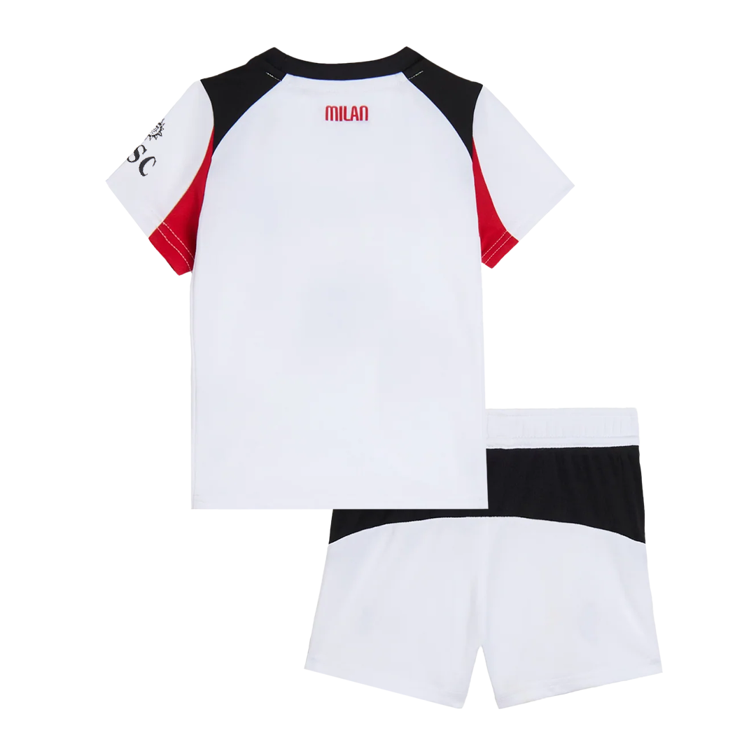 Conjunto Infantil AC Milan 2025/26 Segunda Equipación