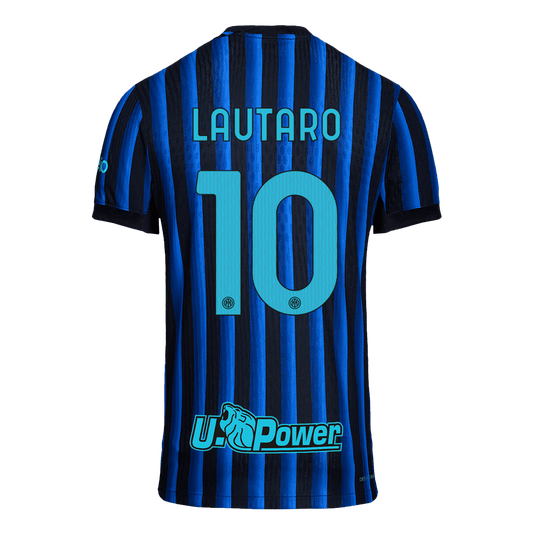 Camiseta Auténtica Lautaro #10 Inter Milán 2025/26 Primera Equipación - Versión Jugador