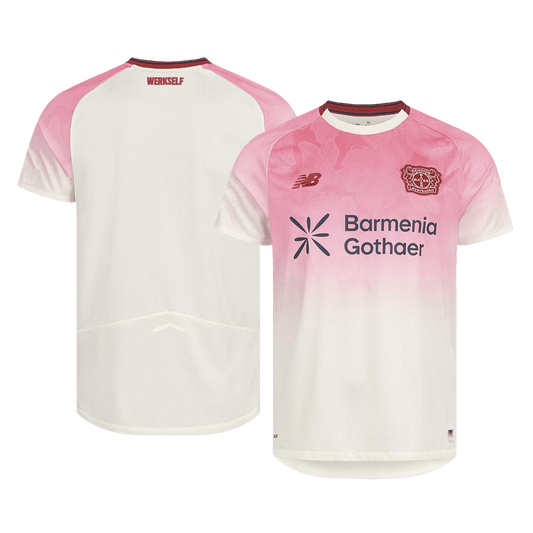 Camiseta de fútbol Bayer 04 Leverkusen 25/26 visitante rosa