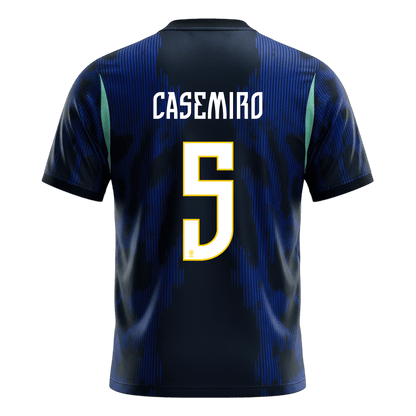 Camiseta Casemiro #5 Brasil 2026 Segunda Equipación Copa del Mundo - Versión Hincha - Vista 8