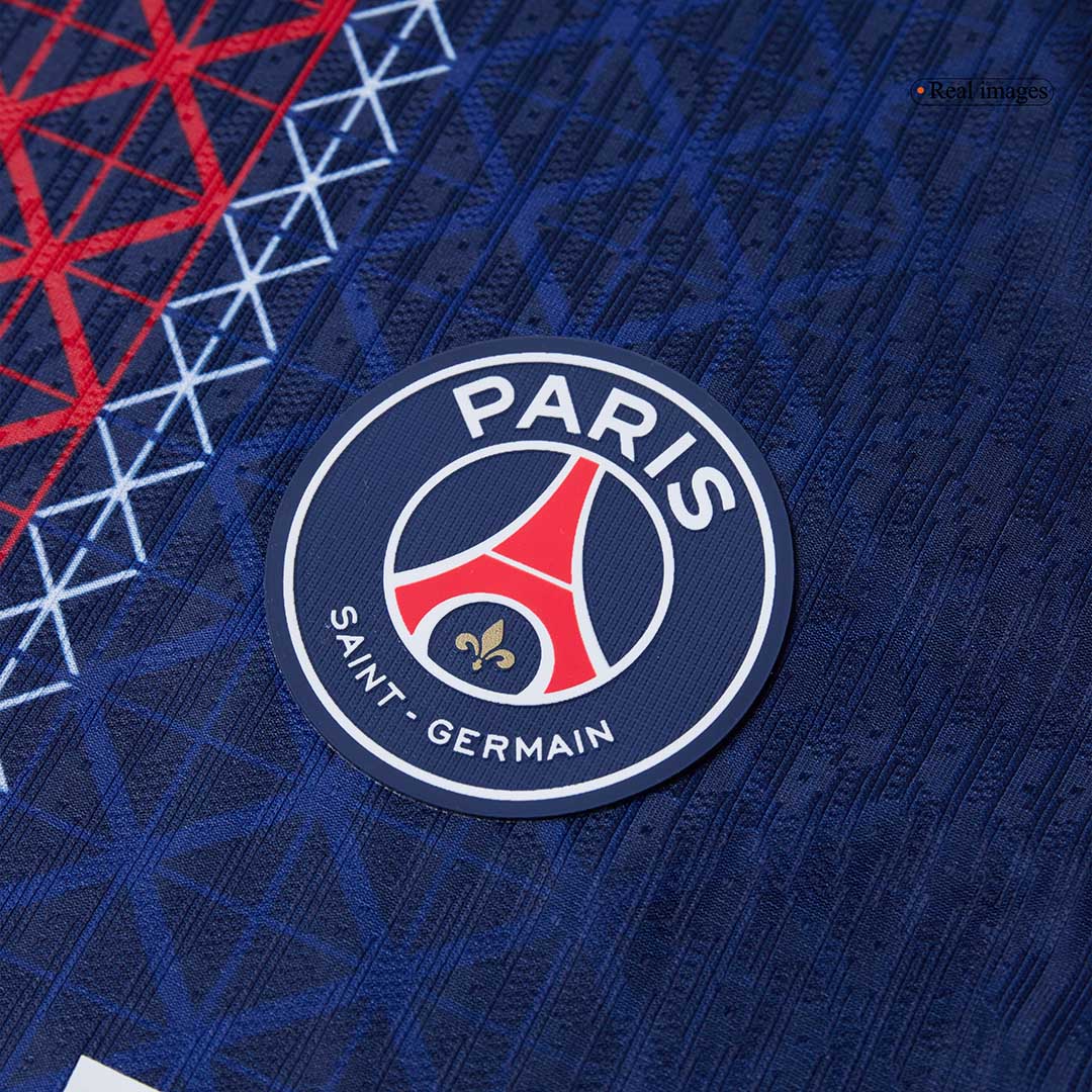 Camiseta Auténtica João Neves #87 PSG 2025/26 Primera Equipación - Versión Jugador - Vista 6