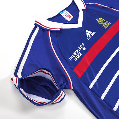 Camiseta Retro 1998 Zidane #10 Francia Primera Equipación Copa del Mundo - Vista 3