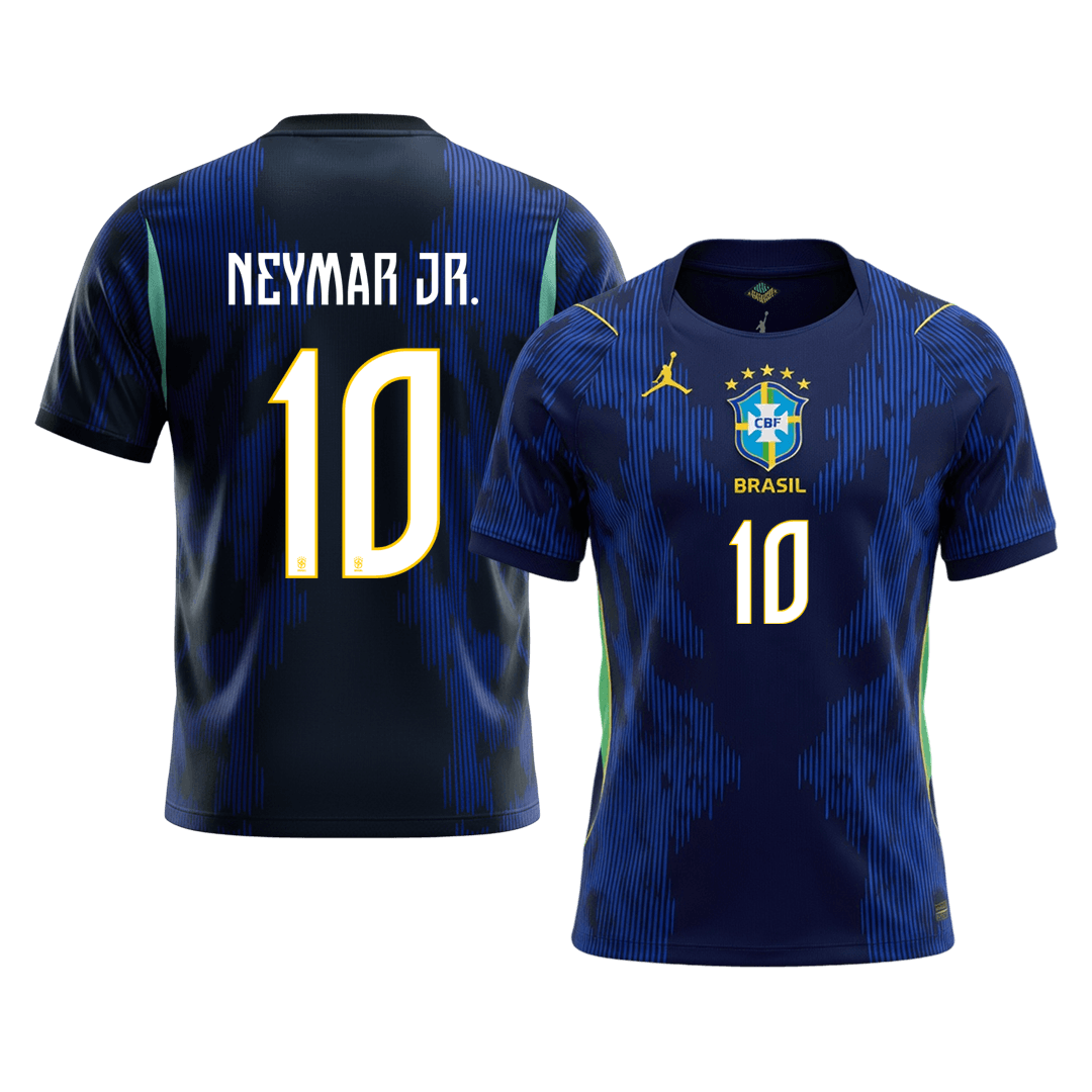 Camiseta Neymar Jr. #10 Brasil 2026 Segunda Equipación Copa del Mundo - Versión Hincha