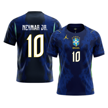 Camiseta Neymar Jr. #10 Brasil 2026 Segunda Equipación Copa del Mundo - Versión Hincha