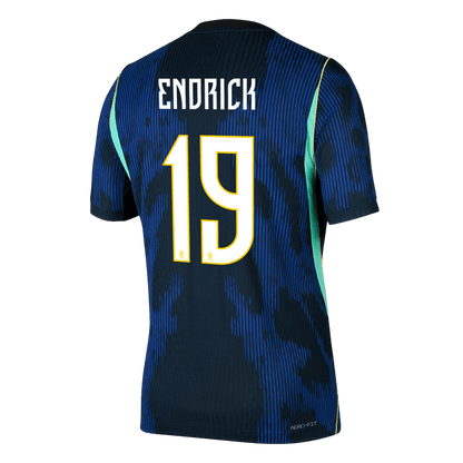 Camiseta Auténtica Endrick #19 Brasil 2026 Segunda Equipación Copa del Mundo - Versión Jugador - Vista 2