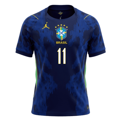 Camiseta Raphinha #11 Brasil 2026 Segunda Equipación Copa del Mundo - Versión Hincha - Vista 7