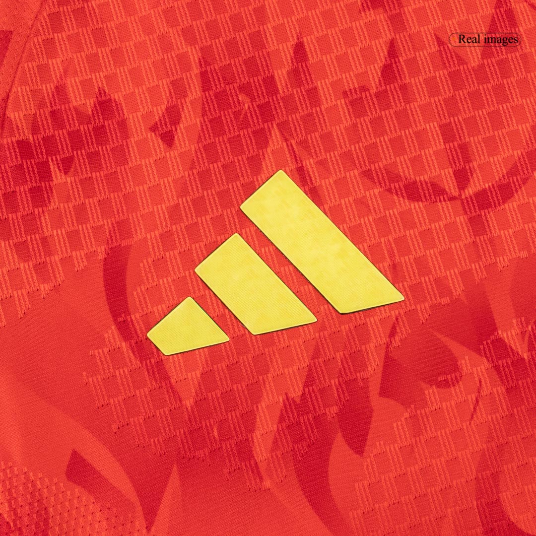 Camiseta Auténtica Lukaku #9 Bélgica 2026 Primera Equipación Copa del Mundo - Versión Jugador - Vista 4