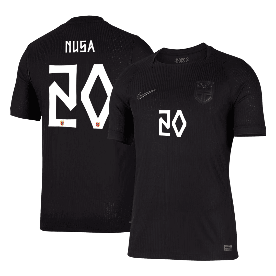 Camiseta Auténtica Nusa #20 Noruega 2026 Segunda Equipación Copa del Mundo - Versión Jugador