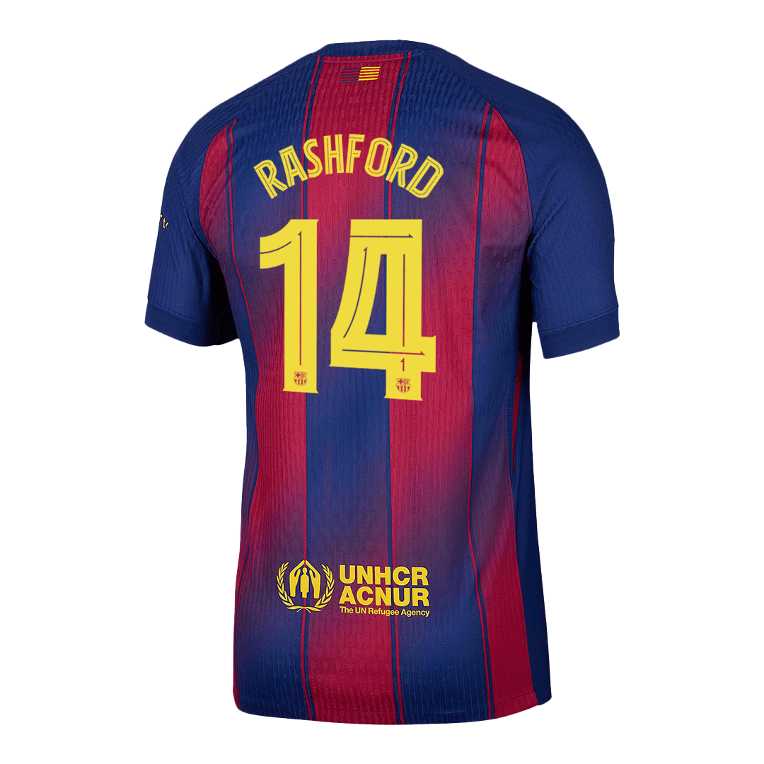 UCL Camiseta Auténtica Rashford #14 Barcelona 2025/26 Primera Equipación - Versión Jugador - imagen 13