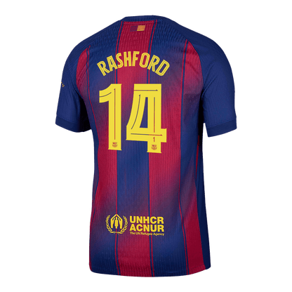 UCL Camiseta Auténtica Rashford #14 Barcelona 2025/26 Primera Equipación - Versión Jugador - imagen 13