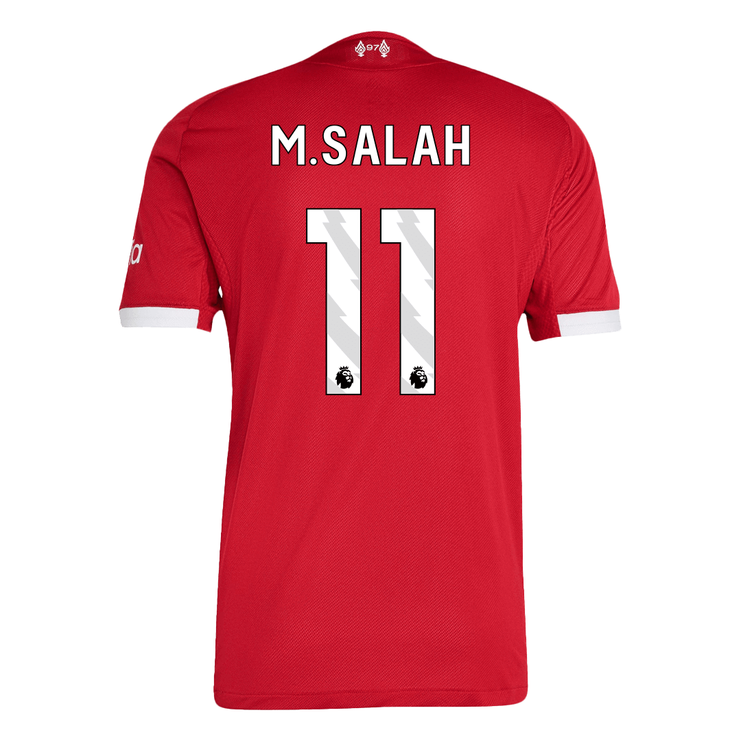 Camiseta Auténtica M. Salah #11 Liverpool 2025/26 Primera Equipación - Versión Jugador