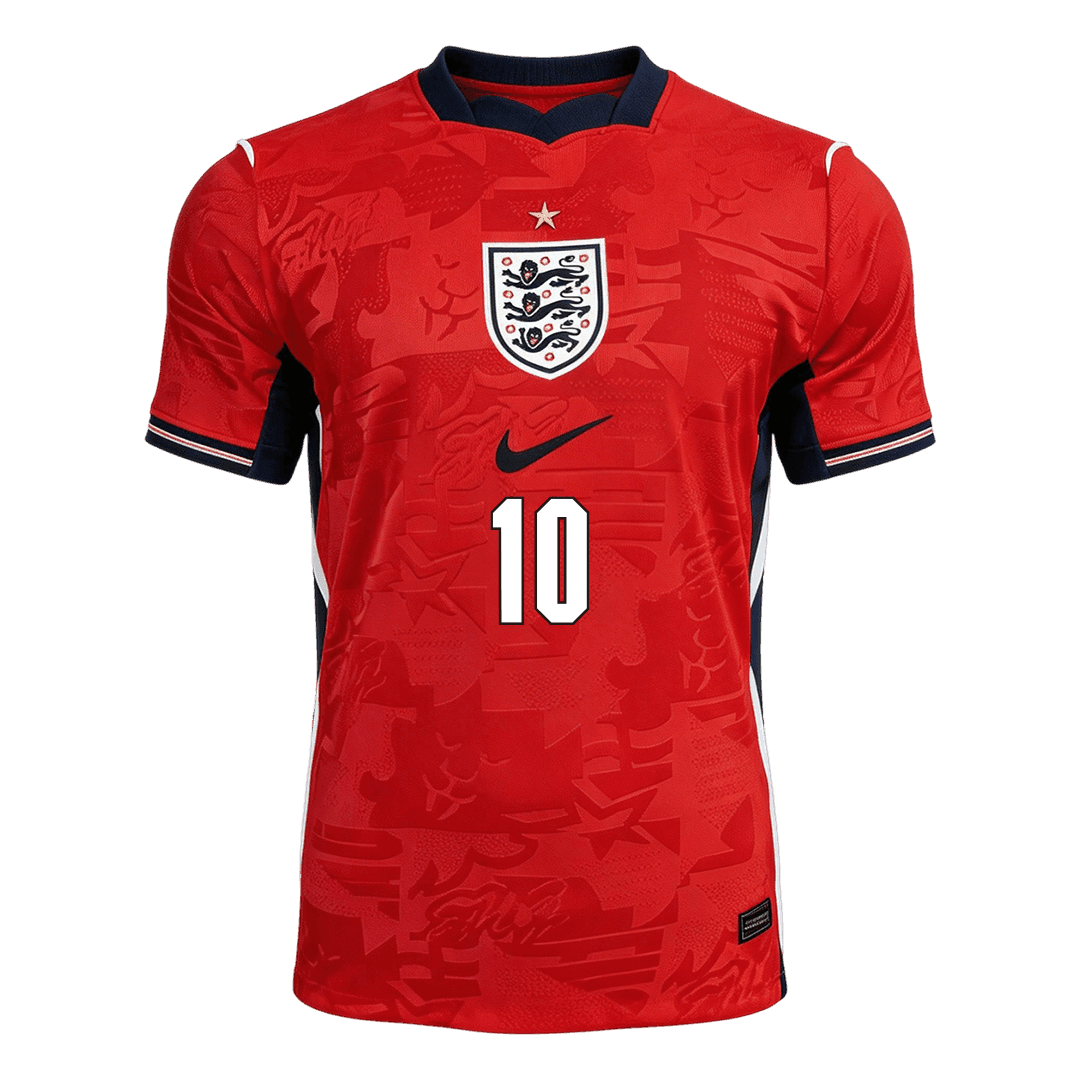Camiseta Auténtica Bellingham #10 Inglaterra 2026 Segunda Equipación Copa del Mundo - Versión Jugador - Vista 7