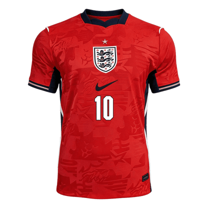Camiseta Auténtica Bellingham #10 Inglaterra 2026 Segunda Equipación Copa del Mundo - Versión Jugador - Vista 7