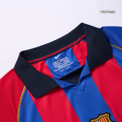 Camiseta Retro 2001/02 Barcelona Primera Equipación - Vista 4
