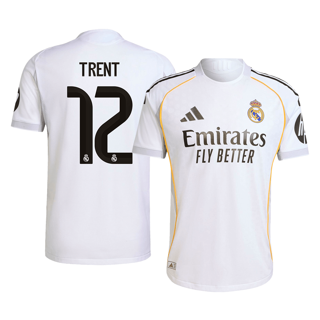Camiseta Trent #12 Real Madrid 2025/26 Primera Equipación Hombre - Versión Jugador