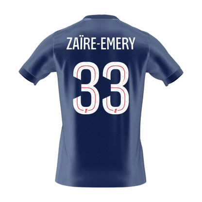 Camiseta Zaïre Emery #33 PSG 2025/26 Primera Equipación - Versión Hincha (Calidad Premium) - Vista 7