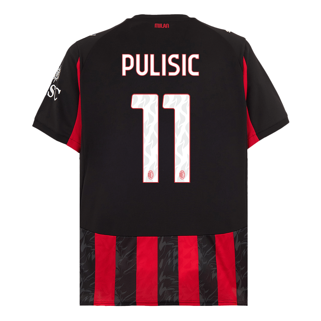 Camiseta Pulisic #11 AC Milan 2025/26 Primera Equipación - Versión Hincha - imagen 13