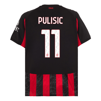 Camiseta Pulisic #11 AC Milan 2025/26 Primera Equipación - Versión Hincha - imagen 13